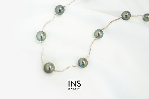 Tahitian Pearl Starry Necklace