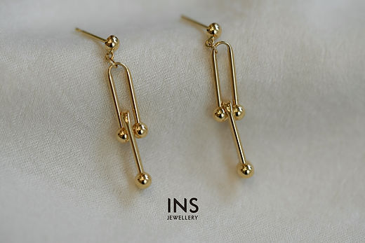 18K Gold Earrings