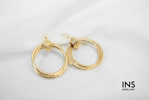 18K Gold Earrings