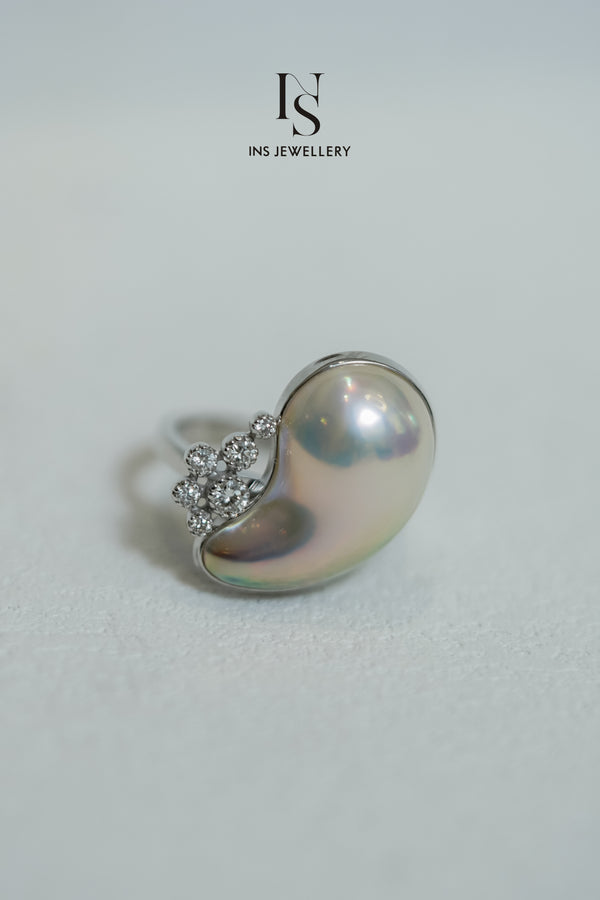 Mabé Pearl Ring