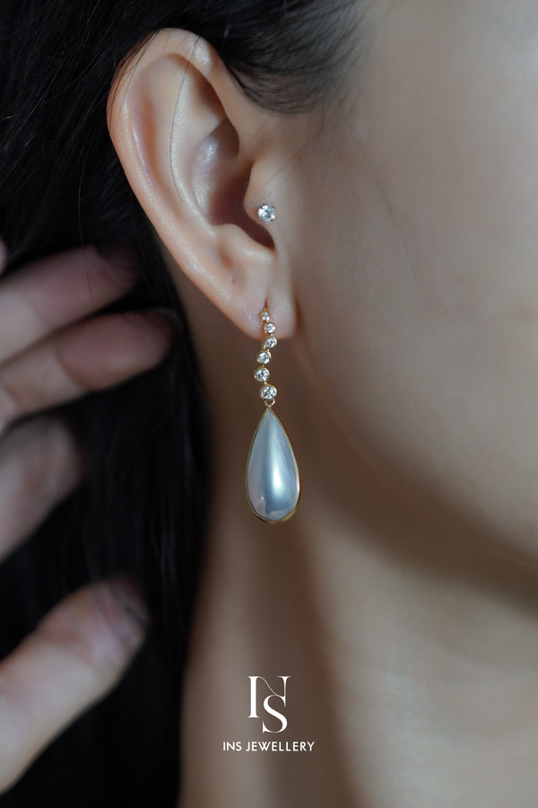 Mabé Pearl Earrings