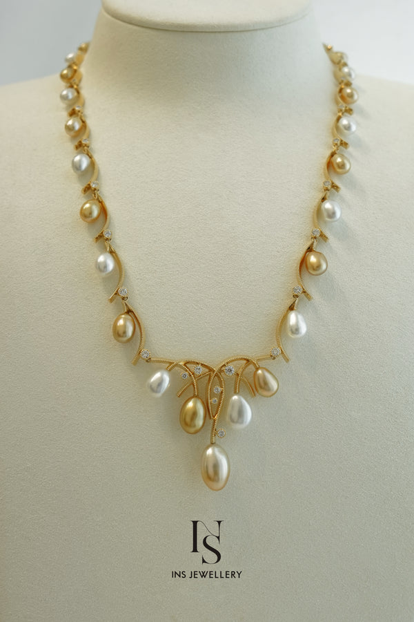 45 South Sea Keshi Pearl Necklace