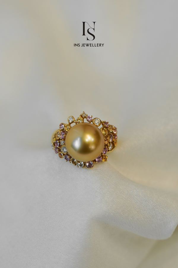 94 Golden Pearl Ring