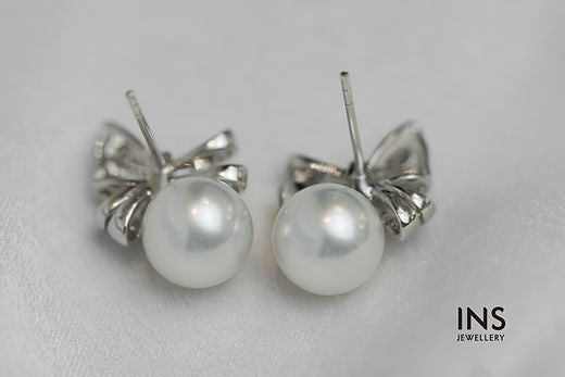 Japanese AKOYA Pearl Ear Studs