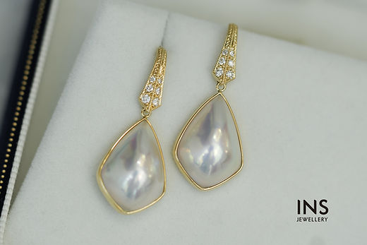 Mabé Pearl Earrings